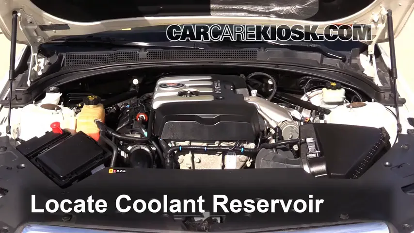 2014 Cadillac ATS 2.0L 4 Cyl. Turbo Coolant (Antifreeze) Flush Coolant